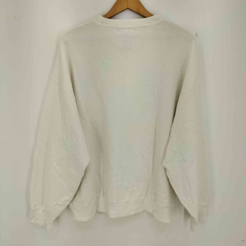 レミレリーフ REMI RELIEF ペイント加工 クルーネックスウェット ボックスフィット メンズ JPN:L