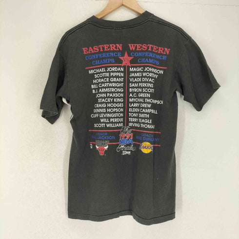 90's NBA Finals スポーツプリントTシャツ メンズ import:M