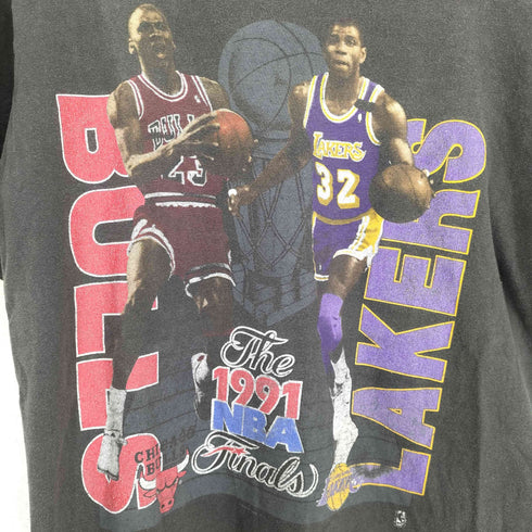 90's NBA Finals スポーツプリントTシャツ メンズ import:M