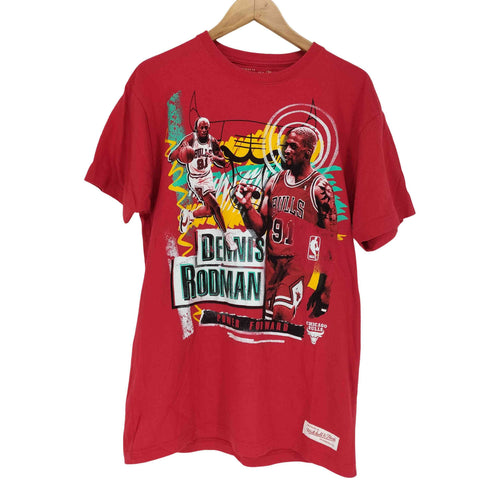ミッチェルアンドネス mitchell&ness プリントクルーネックTシャツ メンズ import:M