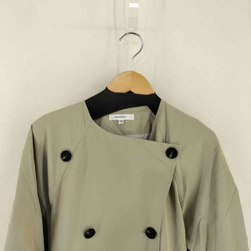 マウジー moussy 23SS COLLARLESS TRENCH コート レディース JPN:1