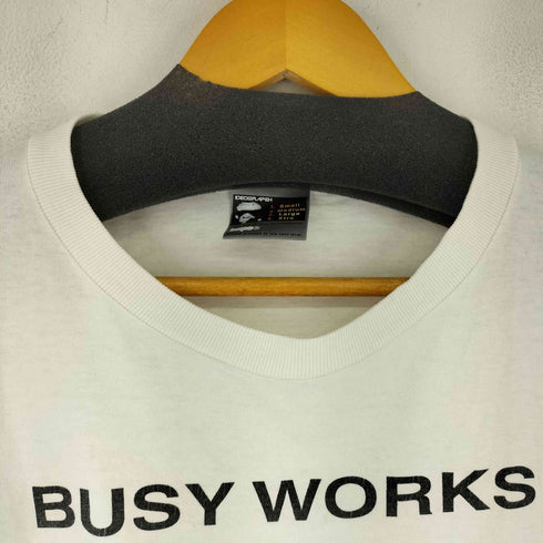 アベイシングエイプ A BATHING APE 90s BUSY WORKS プリントクルーネックTシャツ メンズ JPN:L