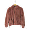 ベルシュカ BERSHKA フェイクファーフーデッドジャケット もこもこ ふわふわ レディース JPN:L