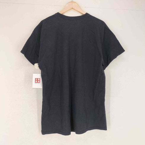 フロントプリントクルーネックTシャツ メンズ L