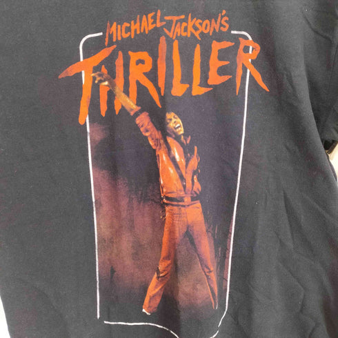 フロントプリントクルーネックTシャツ メンズ L