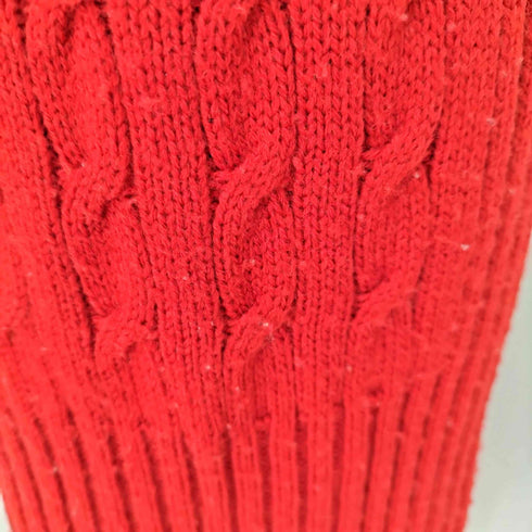 ラルフローレン RALPH LAUREN スモールポニー刺繍 ケーブル編みニットマフラー メンズ