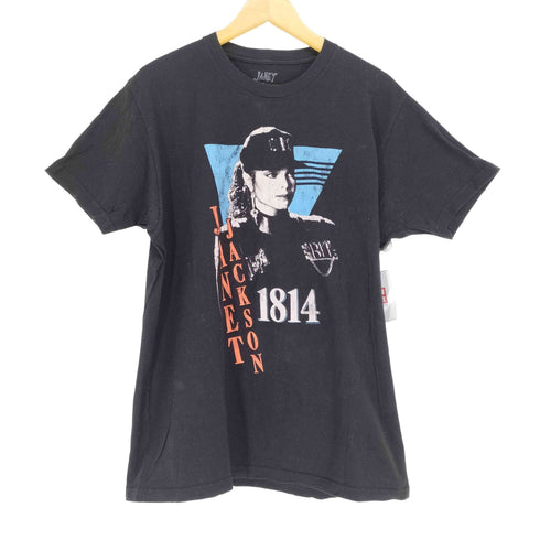 フロントプリントクルーネックTシャツ メンズ L
