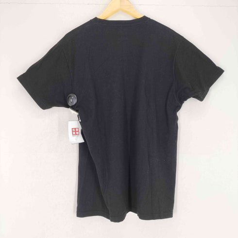 フロントプリントクルーネックTシャツ メンズ L