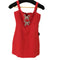 セルフポートレイト self-portrait Red Heavy Crepe Bow Mini Dress レディース UK:8