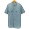 リーバイス Levis 90s BLUE SHIRTS サドルマンタグ オレンジタブ 半袖デニムシャツ メンズ LL