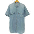 リーバイス Levis 90s BLUE SHIRTS サドルマンタグ オレンジタブ 半袖デニムシャツ メンズ LL