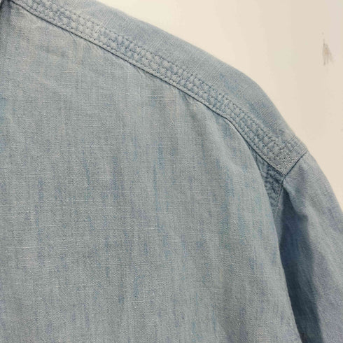 リーバイス Levis 90s BLUE SHIRTS サドルマンタグ オレンジタブ 半袖デニムシャツ メンズ LL