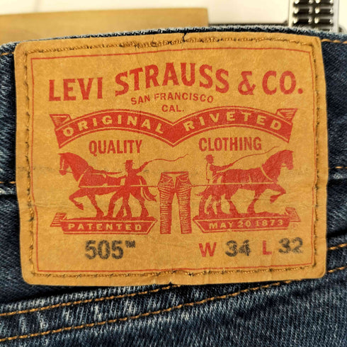リーバイス Levis 505 ストレートデニムパンツ メンズ W34 L32