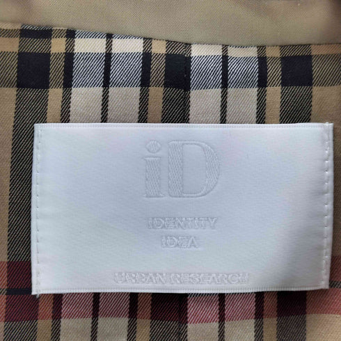 ID IDENTITY IDEA オーバーサイズ トレンチコート メンズ