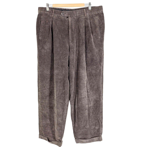 Ermenegildo Zegna 2タックコーデュロイワイドパンツ 太畝 メンズ 58