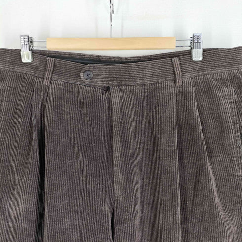 Ermenegildo Zegna 2タックコーデュロイワイドパンツ 太畝 メンズ 58