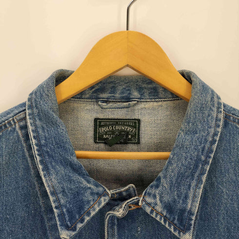 ポロカントリーラルフローレン POLO COUNTRY RALPH LAUREN USA製 デニムジャケット メンズ JPN:L