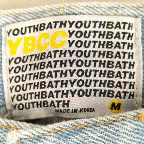 YOUTHBATH Patchwork Denim Pants パッチワーク デニムパンツ ジーンズ ダブルニー ステッチパンツ メンズ JPN:M