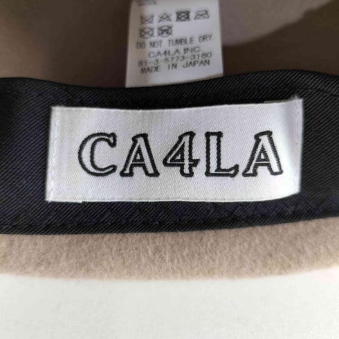 カシラ CA4LA MAY FELT4 ウールフェルト アシンメトリーキャスケット レディース ONE SIZE