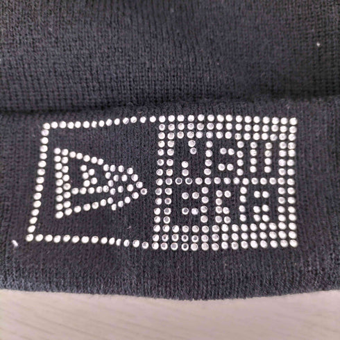 ニューエラ NEW ERA ベーシック カフニット ラインストーン ボックスロゴ メンズ