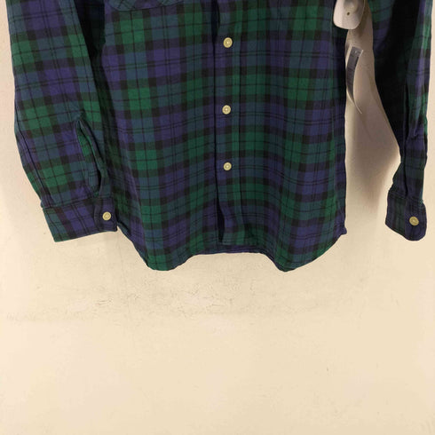 カムコ CAMCO MADE IN INDIA 両ポケ ブラックウォッチ コットンネルシャツ メンズ import:L