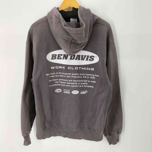 ベンデイビス BEN DAVIS ロゴ刺繍プルオーバーパーカー フェード メンズ JPN:L