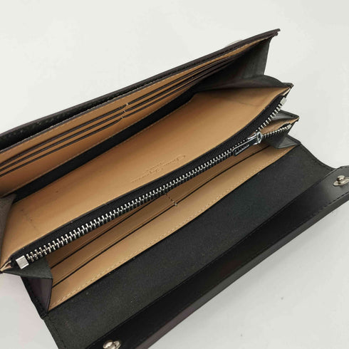 Dom Teporna レザー スナップボタン 長財布 メンズ