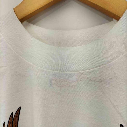 フルーツオブザルーム FRUIT OF THE LOOM 90S MADE IN IRELAND 1991年コピーライト シングルステッチ フロントプリントTシャツ メンズ import:M
