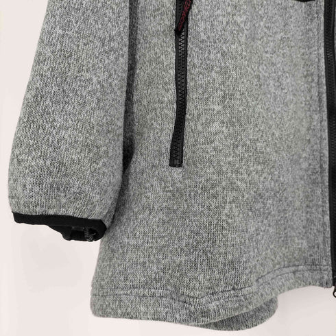 グラミチ GRAMICCI 21AW 別注 ニット フリース ブルゾン ジャケット 異素材切替 メンズ JPN:L
