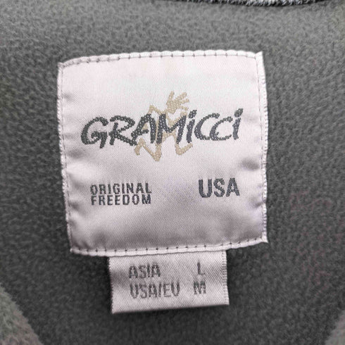 グラミチ GRAMICCI 21AW 別注 ニット フリース ブルゾン ジャケット 異素材切替 メンズ JPN:L