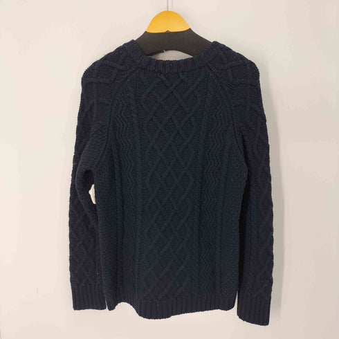 ハーヴェイフェアクロス Harvey faircloth クレイジーパターンパッチクルーネックニットセーター ミンクファードッキング メンズ JPN:S