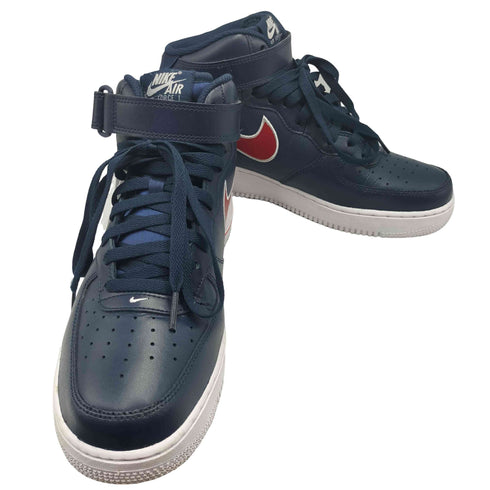 ナイキ NIKE Air Force 1 Mid Houston Comets Four-Peat Navy エア フォース 1 ミッド ヒューストン・コメッツ フォー ピート ネイビー ハイカット スニーカー メンズ JPN:29