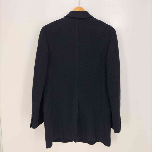 タカキュー TAKA Q イタリア製 背抜き ペイズリー柄 ハーフチェスターコート メンズ import:M