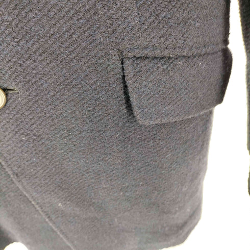 タカキュー TAKA Q イタリア製 背抜き ペイズリー柄 ハーフチェスターコート メンズ import:M