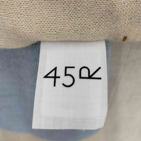 フォーティーファイブアール 45R 超ガーゼのトリコロールマフラー レディース