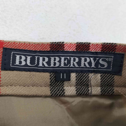 バーバリーズ BURBERRYS サイドレザー ノヴァチェックラップスカート レディース 11AR