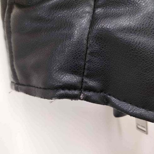 ザラ ZARA フェイクレザー ダブルライダースジャケット メンズ JPN:XL
