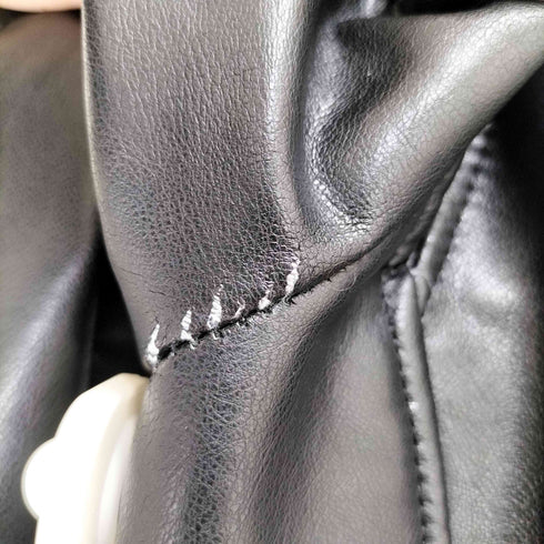 ザラ ZARA フェイクレザー ダブルライダースジャケット メンズ JPN:XL