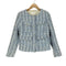 エイチアンドエム H&M ツイードノーカラージャケット レディース import:S