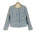 エイチアンドエム H&M ツイードノーカラージャケット レディース import:S