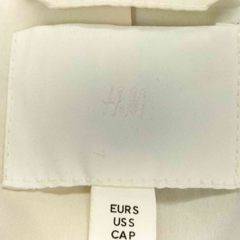 エイチアンドエム H&M ツイードノーカラージャケット レディース import:S