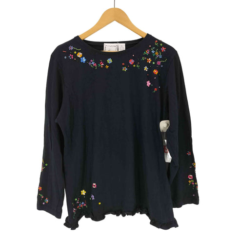 michael simon 刺繍 コットンカットソー レディース JPN:L