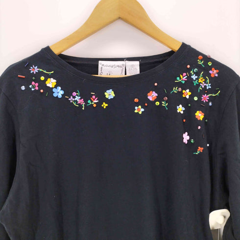 michael simon 刺繍 コットンカットソー レディース JPN:L