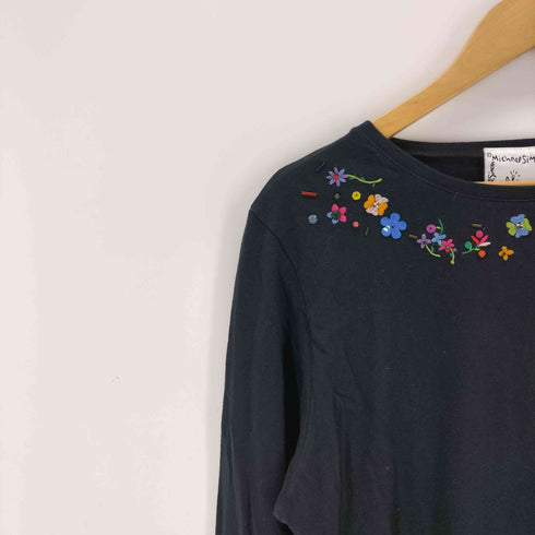 michael simon 刺繍 コットンカットソー レディース JPN:L