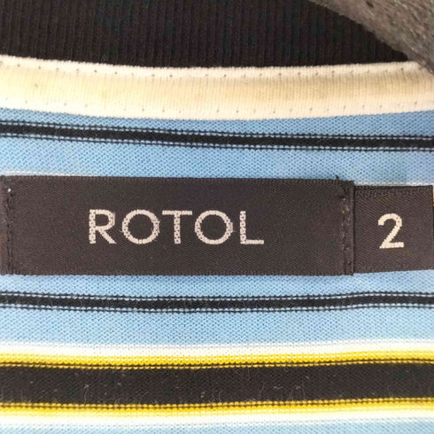 ロトル ROTOL TWIST TEE – BORDER メンズ JPN:2