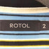 ロトル ROTOL TWIST TEE – BORDER メンズ JPN:2