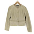 ザラ ZARA 2wayペプラムライダースジャケット レディース import:L