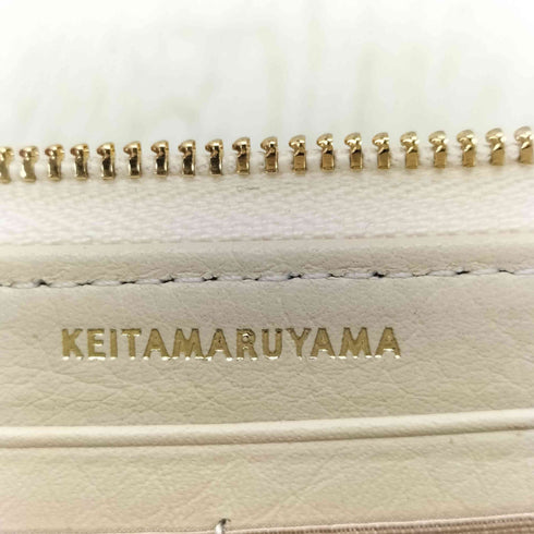 ケイタマルヤマ KEITA MARUYAMA ガーベラ フラワー刺繍 長財布 レディース