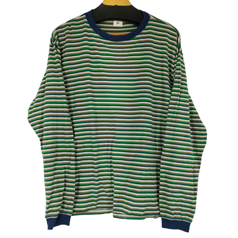 ロクビューティーアンドユースユナイテッドアローズ 6 BEAUTY & YOUTH UNITED ARROWS COTTON BORDER LONG SLEEVE T-SHIRT レディース