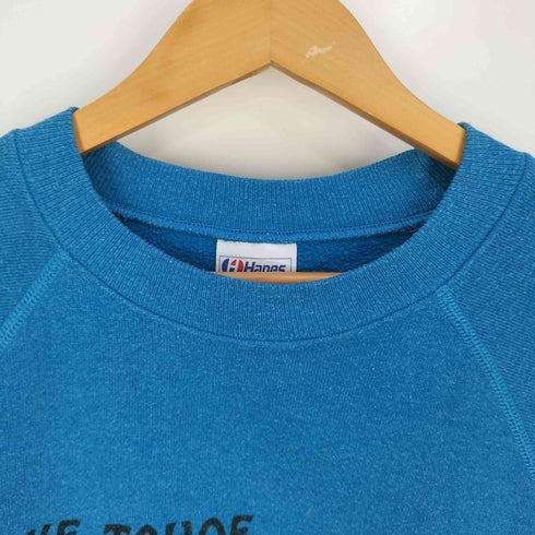 ヘインズ Hanes 80s USA製 キャラクタープリント ラグラン スウェット メンズ import:XL